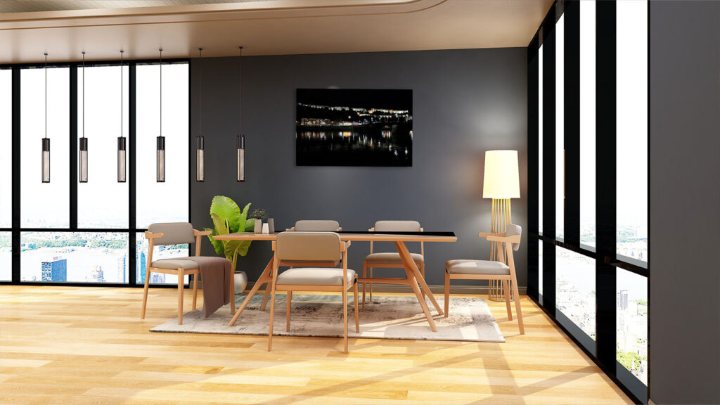 mockup photos sur la Citadelle de Namur éclairée, depuis le boulevard de la Meuse réalisée par Valérie Decock de l'atelier VADE