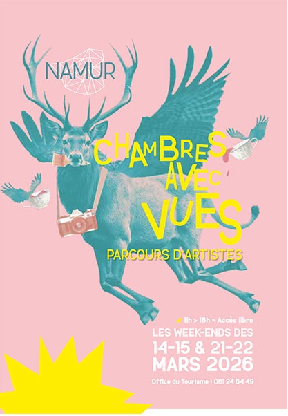 Chambres avec Vues 2026 - parcours d'artistes Namur 2026
